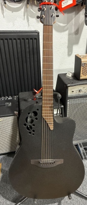 Ovation Elite TX MID Cutaway Black Textured 1778TX-5-G
