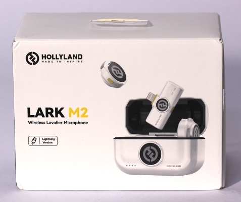 Hollyland LARK M2 with Lightning Plug - Duo - Ivory White