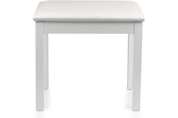 Wooden Piano Bench White