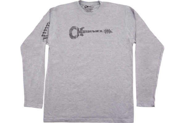 Chauvet Charvel Headstock Long Sleeve T-Shirt Gray XXL