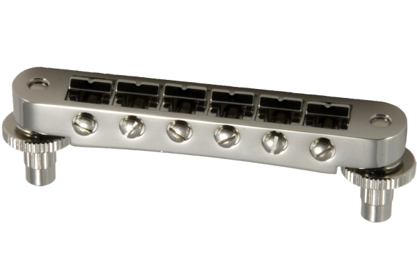 Grover 520N Tune-O-Matic Guitar Bridge (Notched) Nickel