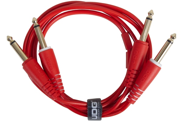 Ultimate Audio Cable Set Dual TS-TS 1.5m - Red