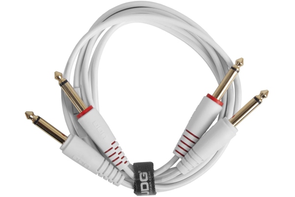 Ultimate Audio Cable Set Dual TS-TS 1.5m - White
