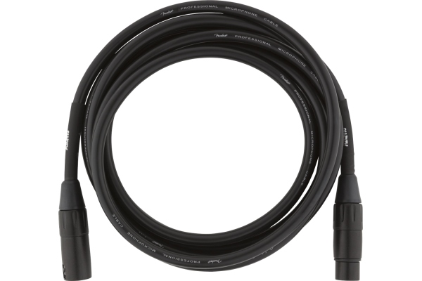 Fender Professional Series Microphone Cable 10' Black