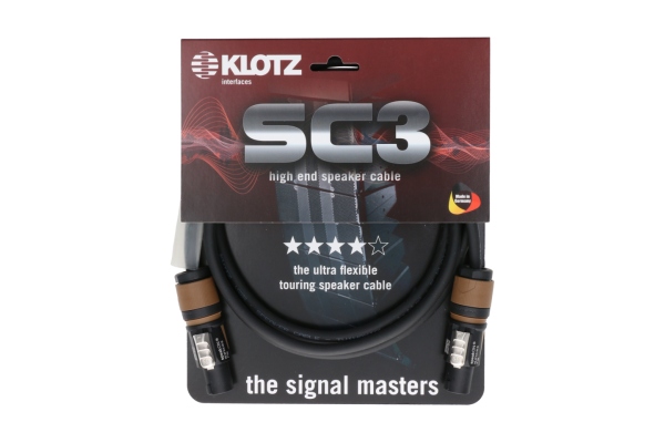 Klotz 2x 2.5 mm² speaker cable PVCspeakON 2p F/F with plastic shell (NL2FXX) - cable carrier - 10 m Klotz 2x 2.5 mm² speaker cable PVCspeakON 2p F/F with plastic shell (NL2FXX) - cable carrier - 10 m