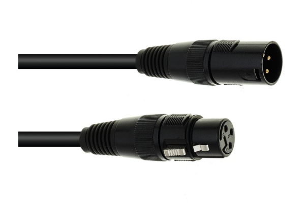 Eurolite DMX cable XLR 3pin 3m bk