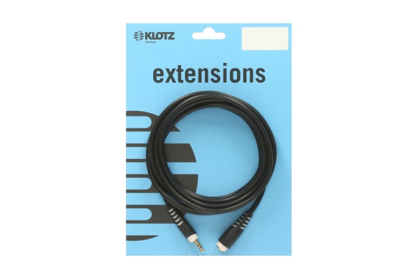 Klotz lightweight headphone extensionTRS 3.5 mm - TRS socket 3.5 mm