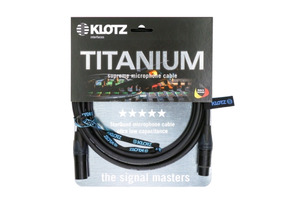 Klotz Titanium StarQuad Mic Cable - 5m