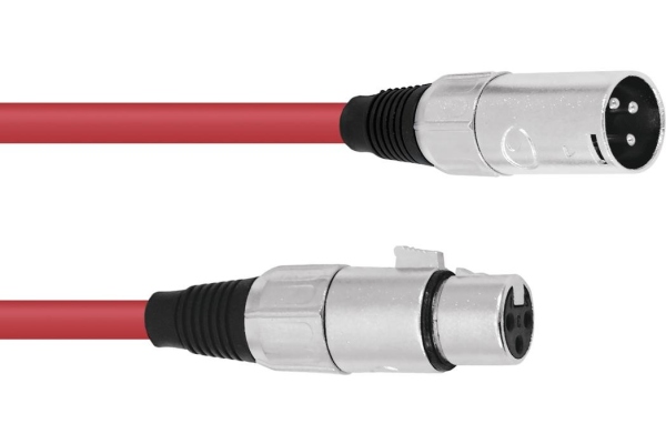 XLR Cable Red 5m