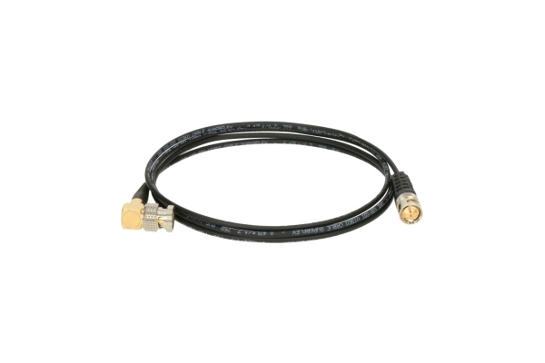 Klotz ultra thin super flex UHD patch cable - BNCPro angled plug - BNCslim plug for HD / UHD / 12G / 4K / 8K - 1,5 m