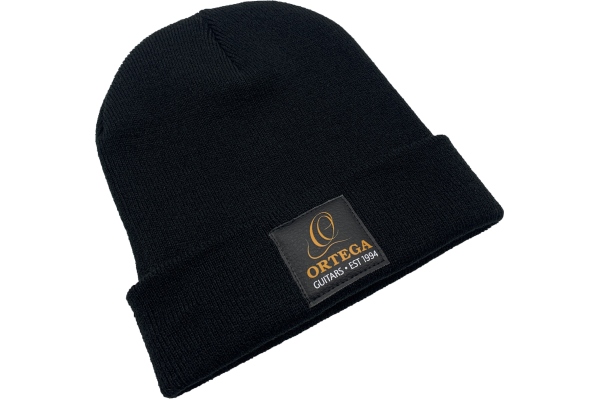 Ortega Beanie with  Logo - Black