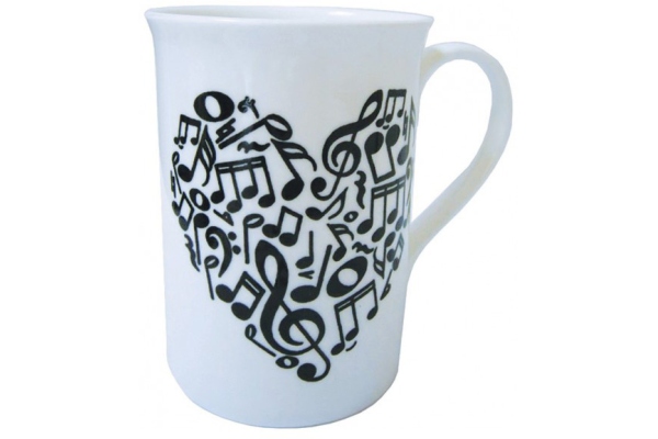 No brand Mug Heart Of Notes