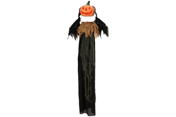 Europalms Halloween Figure Pumpkin Head, animated 115cm