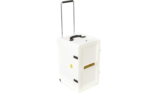 Hardcase Cajon Case - White/full velour Lining