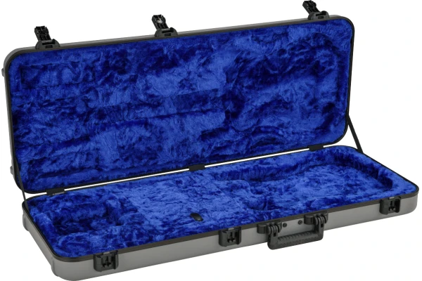 Fender Deluxe Molded Strat/Tele Case Silver/Blue