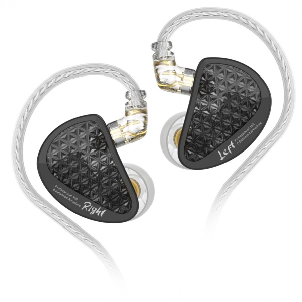 KZ Acoustics AS16 Pro Black 