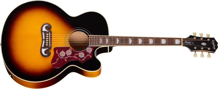 Epiphone J-200 Stúdió EC - Vintage Sunburst