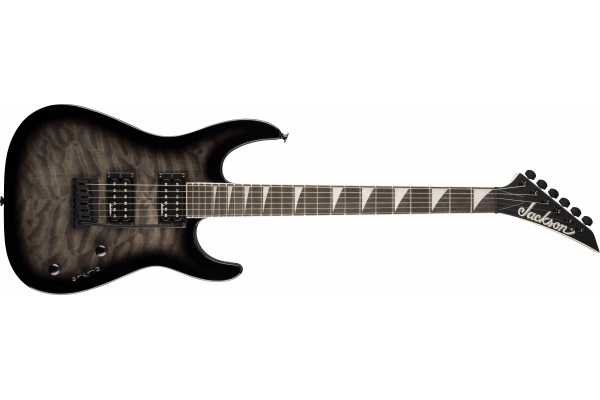 Jackson JS Series Dinky JS20 DKQ 2PT Amaranth Fingerboard Transparent Black Burst
