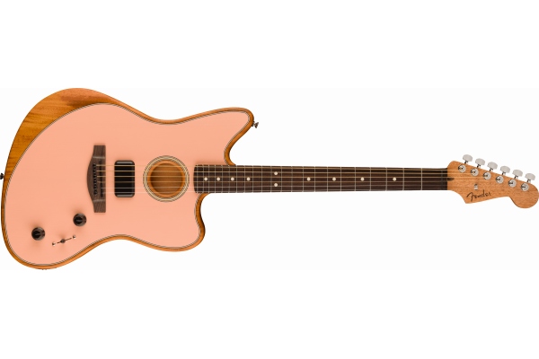 Acoustasonic Player Jazzmaster Rosewood Fingerboard Shell Pink