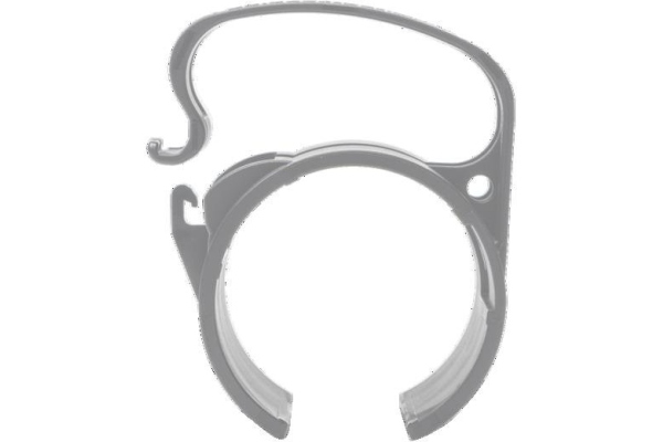 Snap Mounting clamp light silver 4x Snap Mounting clamp light silver 4x