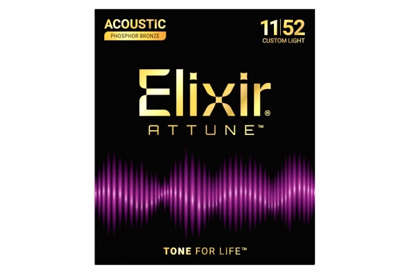 Attune Acoustic Phosphor Bronze Custom Light 11-52