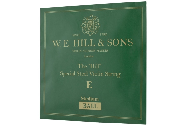 W.E. Hill & Sons Violin String E - Medium - Ball End