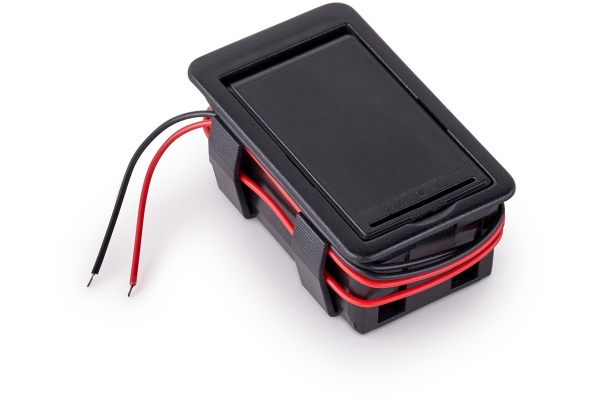  Exterior Battery Compartment for 1 x 9V Battery