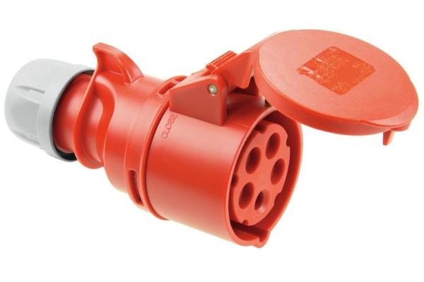 PC ELECTRIC CEE Socket 16A 5pin rd