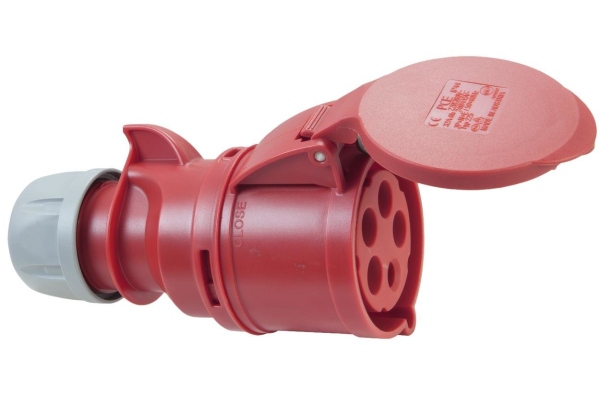 CEE Socket 32A 5pin rd