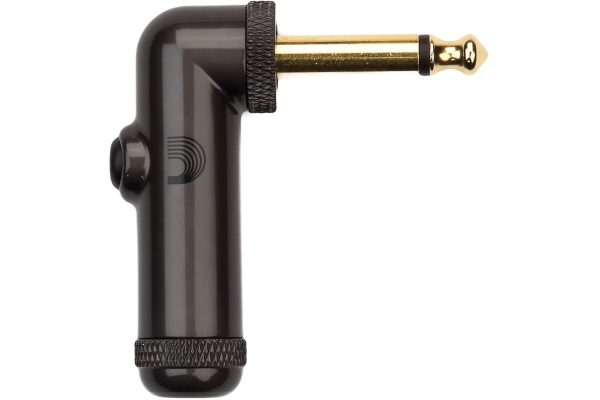 Daddario Solderless 1/4'' Right Angle Plug w/ Momentary Switch