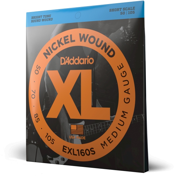 Daddario EXL160S Medium 50-105 Short Scale