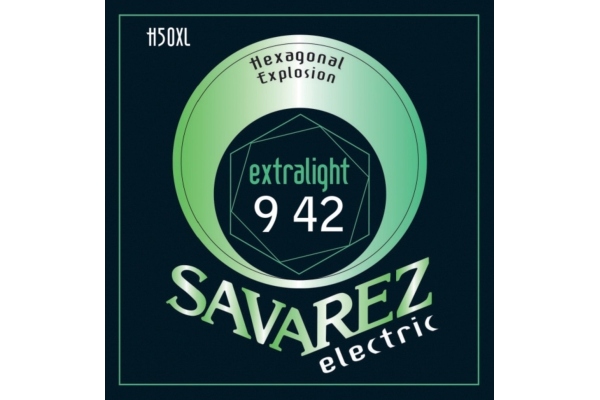 Savarez Hexagonal Explosion Nickel Ex-Light .009-.042