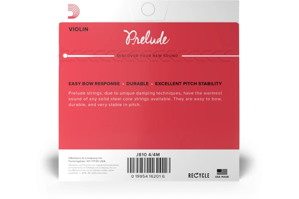 Daddario Prelude J810 Set 4/4 Medium