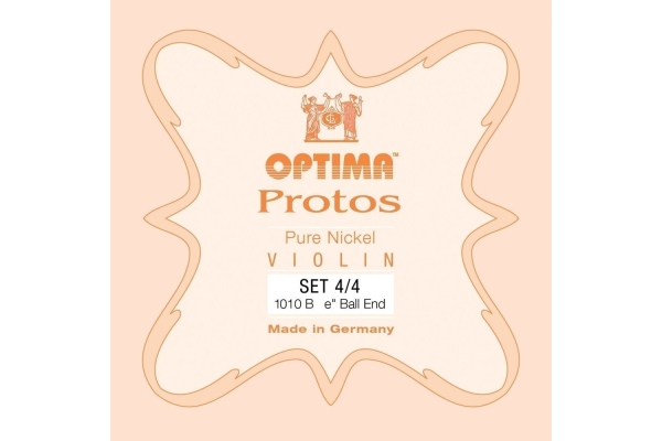 Optima Protos Violin Pure Nickel Set 4/4 Optima Protos Violin Pure Nickel Set 4/4