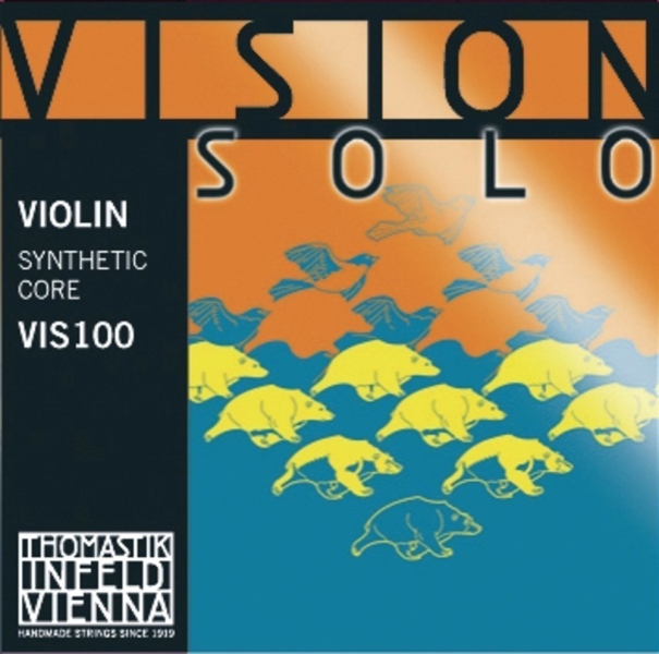 Thomastik Vision solo Set  VIS100 (D Alu) 4/4