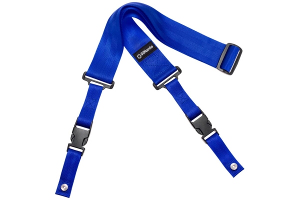 DiMarzio DD 2200BL Clip Lock Strap Nylon Blue