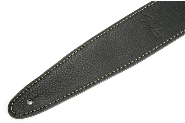 Fender Artisan Crafted Leather Strap Black 2