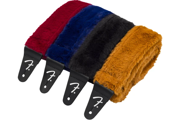 Fender Poodle Plush Strap Rust