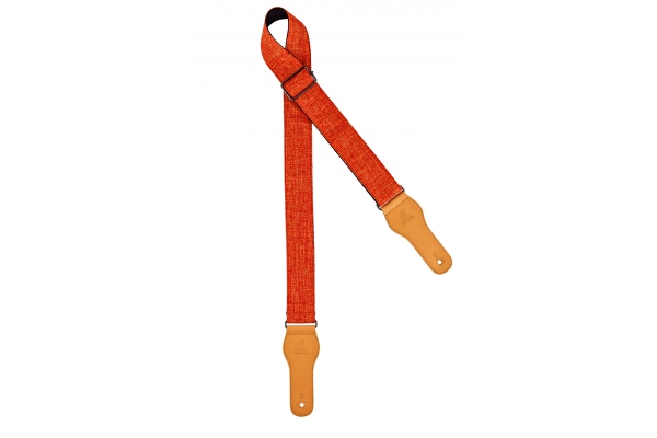 Cotton guitar strap - orange
