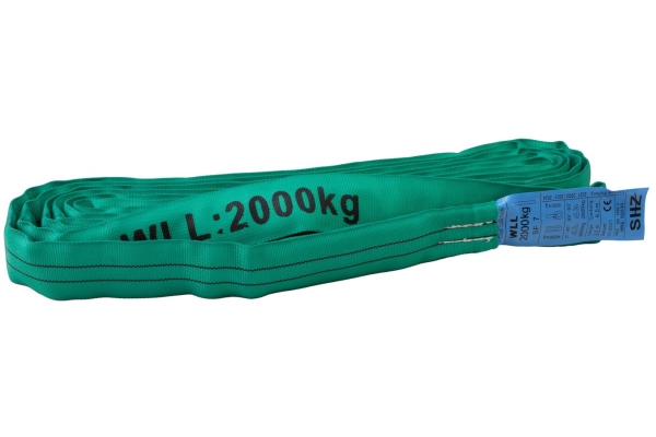 SHZ Round Sling 3m, max. Load 2000KG nach EN 1492-2 SF7 green