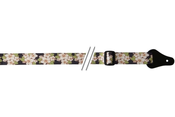Curea ukulele F&S Nylon Ukulele White Hibiscus