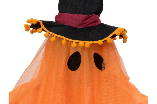 Europalms Halloween Figure Ghost with Witch Hat, 150cm