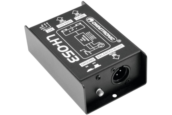 Omnitronic LH-053 Passive DI Box Omnitronic LH-053 Passive DI Box