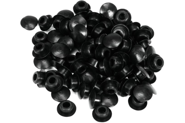 No brand endcap silicone 8,5mm bk (100pcs)