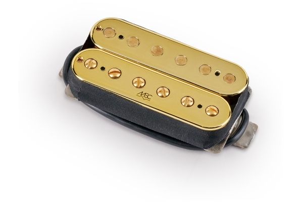 MEC Pickups  Hot Rod Humbucker Guitar Pickup, Bridge, Open Bobbin - Gold