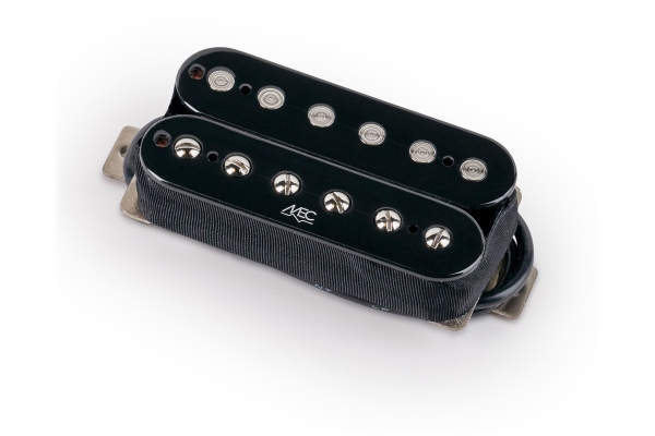 MEC Pickups  Modern Humbucker Guitar Pickup, Bridge, Tremolo Spacing, Open Bobbin - Black
