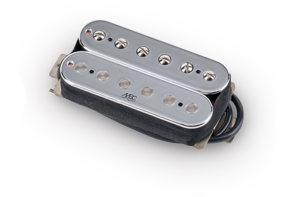  Vintage Alnico II Humbucker Guitar Pickup, Open Bobbin, Neck - Chrome