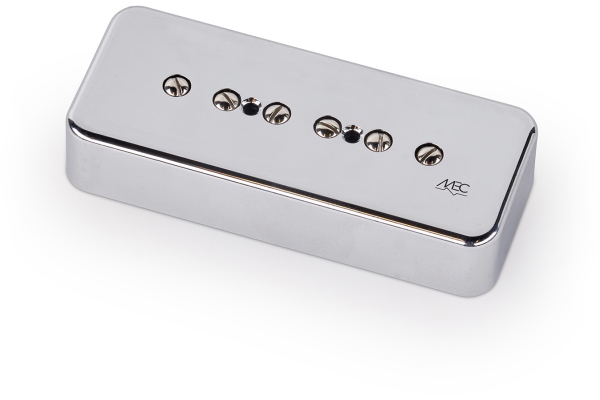 MEC Pickups  Vintage P90 Soapbar Guitar Pickup, Neck - Chrome