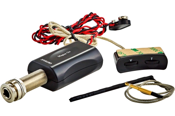 Output Jack /Preamp Set + 4 Element Piezo Bar - Ukulele