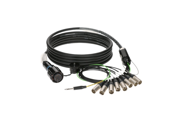 PolyLIVE - RMP 25p F - 8x XLR M8-channel - analog fanout - PVC - KLOTZ - 6 m